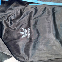 Adidas Originals Black Blue Track Jacket XXL Trefoil Full Zip Y2K Retro Oversized