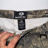 Mossy Oak Camo Hunting Trousers Break-Up Country Cotton Cargo Size 32