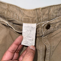 Vintage Carhartt Cargo Shorts Beige Relaxed Fit Utility Workwear Men’s W40