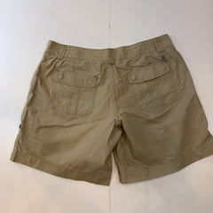 Carhartt Women’s Beige Utility Shorts Size 16 Original Fit Cotton Casual Workwear