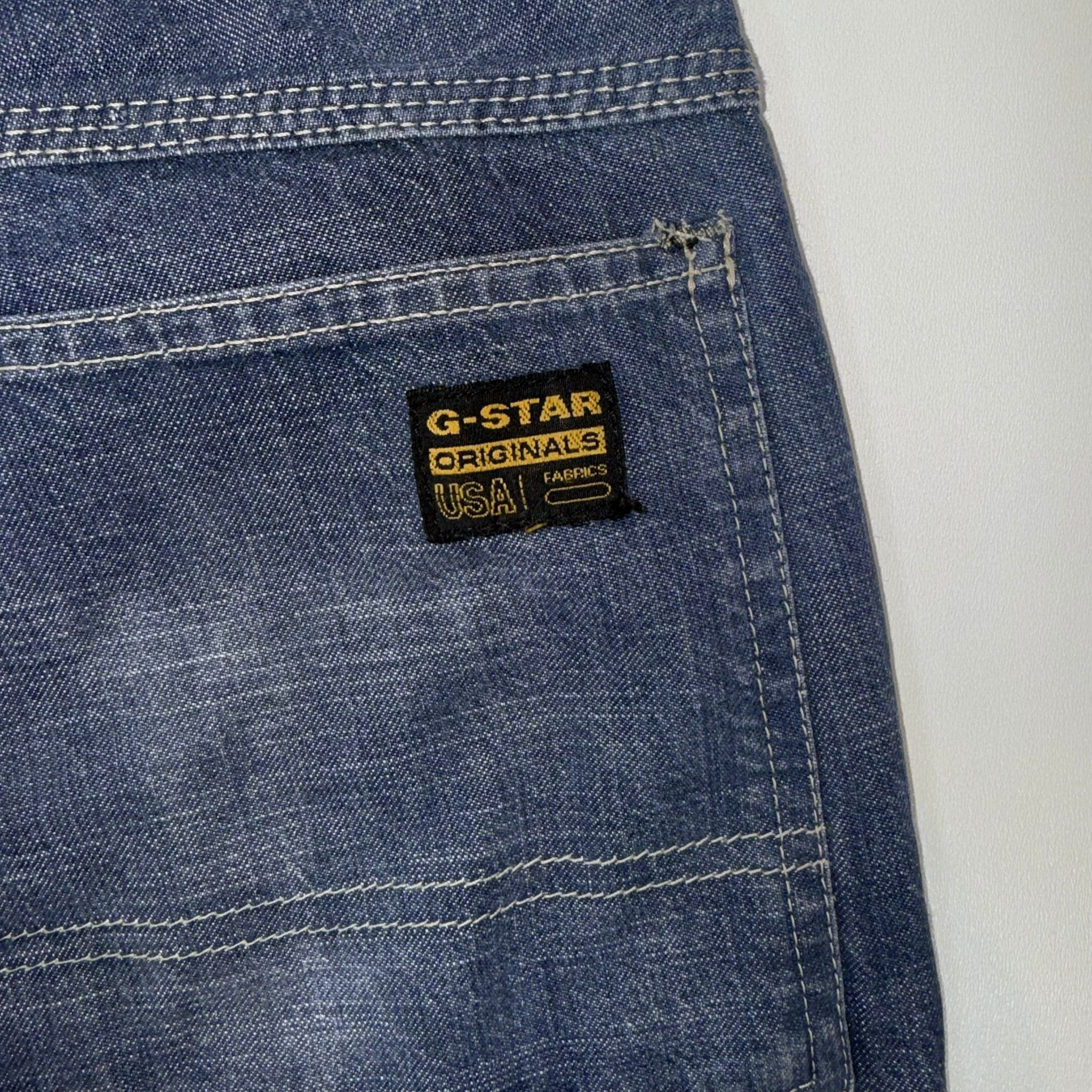 G-Star RAW Carpenter Jeans W32 L34 Blue Denim Workwear Style