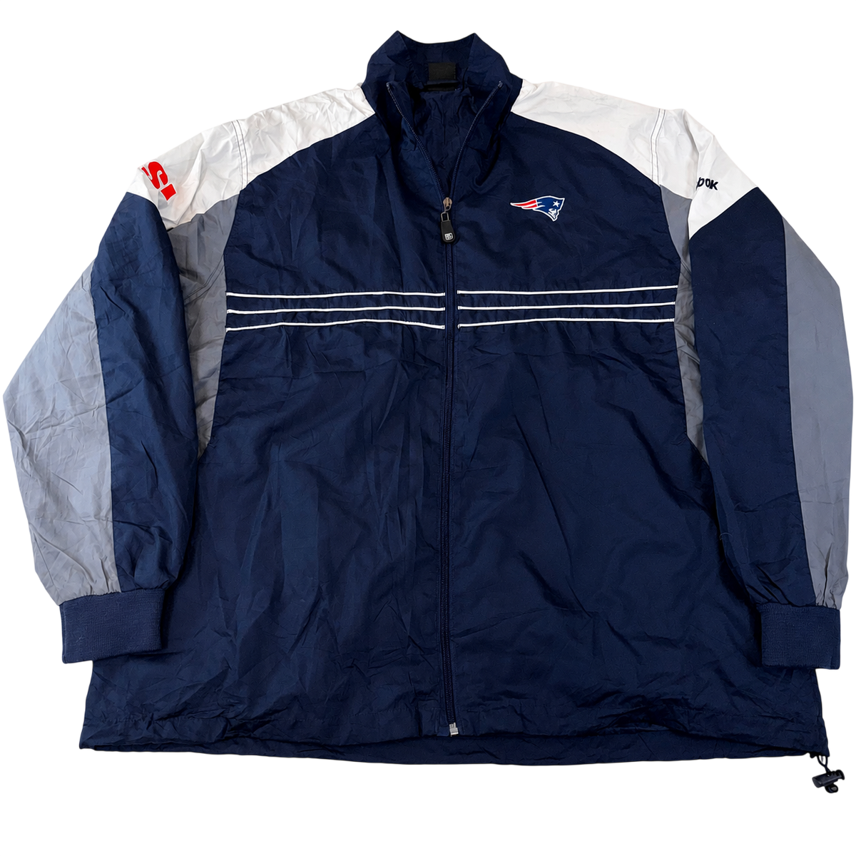 Vintage Reebok NFL Team Apparel New England Patriots Windbreaker