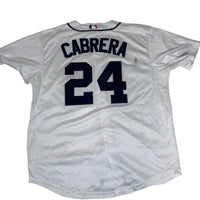 Detroit Tigers Cabrera 24 Majestic Authentic Baseball Jersey Size 50 (XXL)