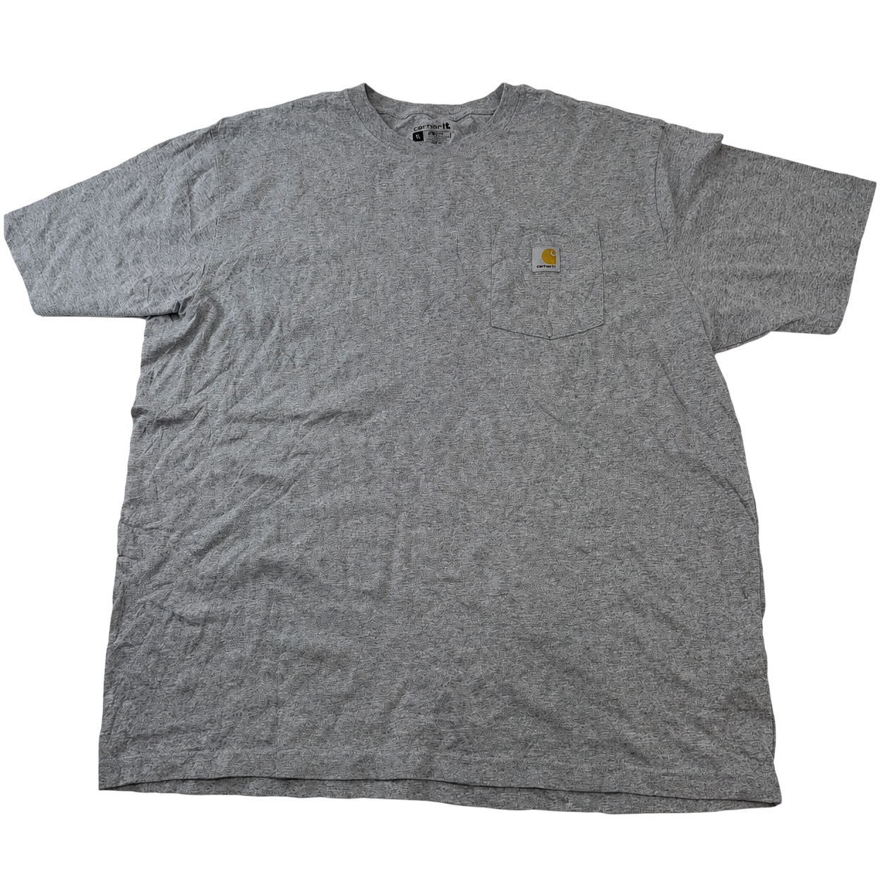 Carhartt Pocket T Shirt Grey Loose Fit XL Workwear