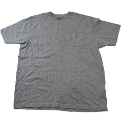 Carhartt Pocket T Shirt Grey Loose Fit XL Workwear