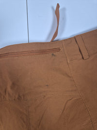 The North Face Belted Hiking Shorts Caramel Brown Stretch Gorpcore Size US 12 UK 16