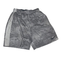 Nike Dri-FIT Mens Athletic Shorts Snakeskin Print Black Grey Size L