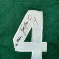 Vintage Puma Brett Favre #4 Green Bay Packers Jersey Signed Size M NFL American Football