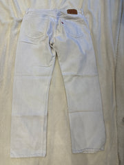 Vintage Levi's 501 XX, USA Made Denim Jeans - White - W34 L30