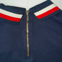 Tommy Hilfiger Women's Short Sleeve Zip-Back Polo Top – Size L