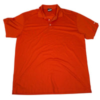 Nike Golf Polo Shirt Mens XXL Orange Dri-Fit Performance Short Sleeve