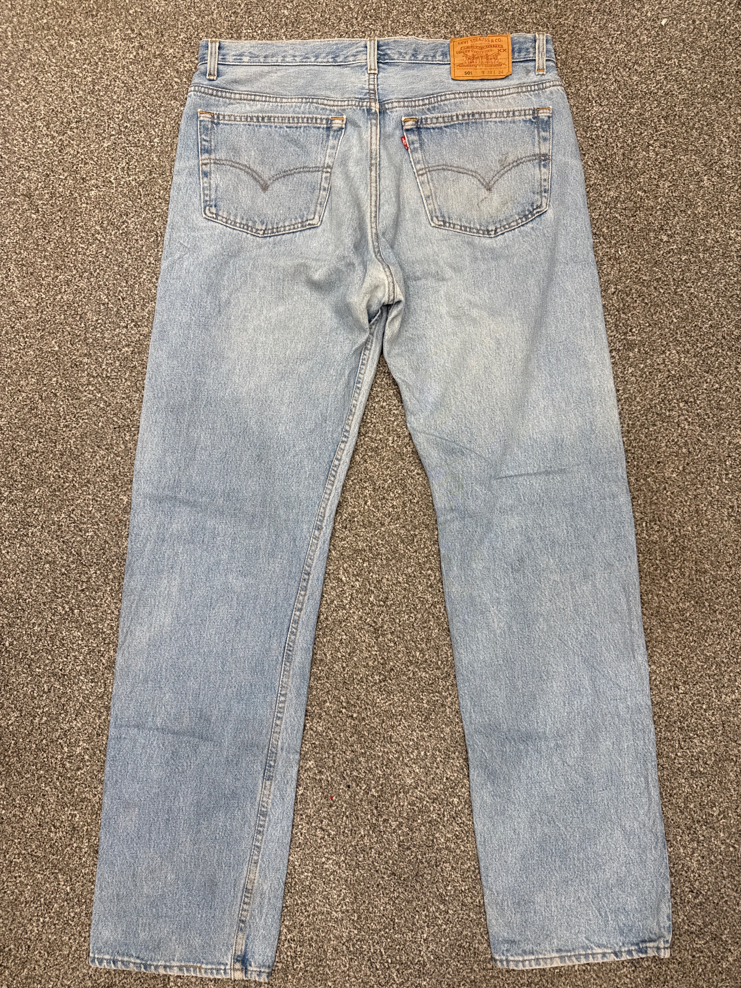 Vintage Levi's 501 XX, USA Made Denim Jeans -  W38 L34