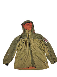 Ecko Unltd Hooded Technical Parka Olive Khaki Streetwear Size L