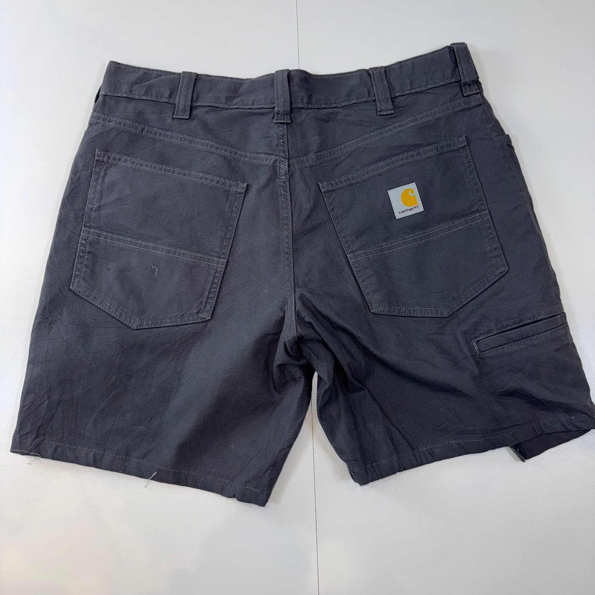 Carhartt Rugged Flex Relaxed Fit Work Shorts – Grey – W34