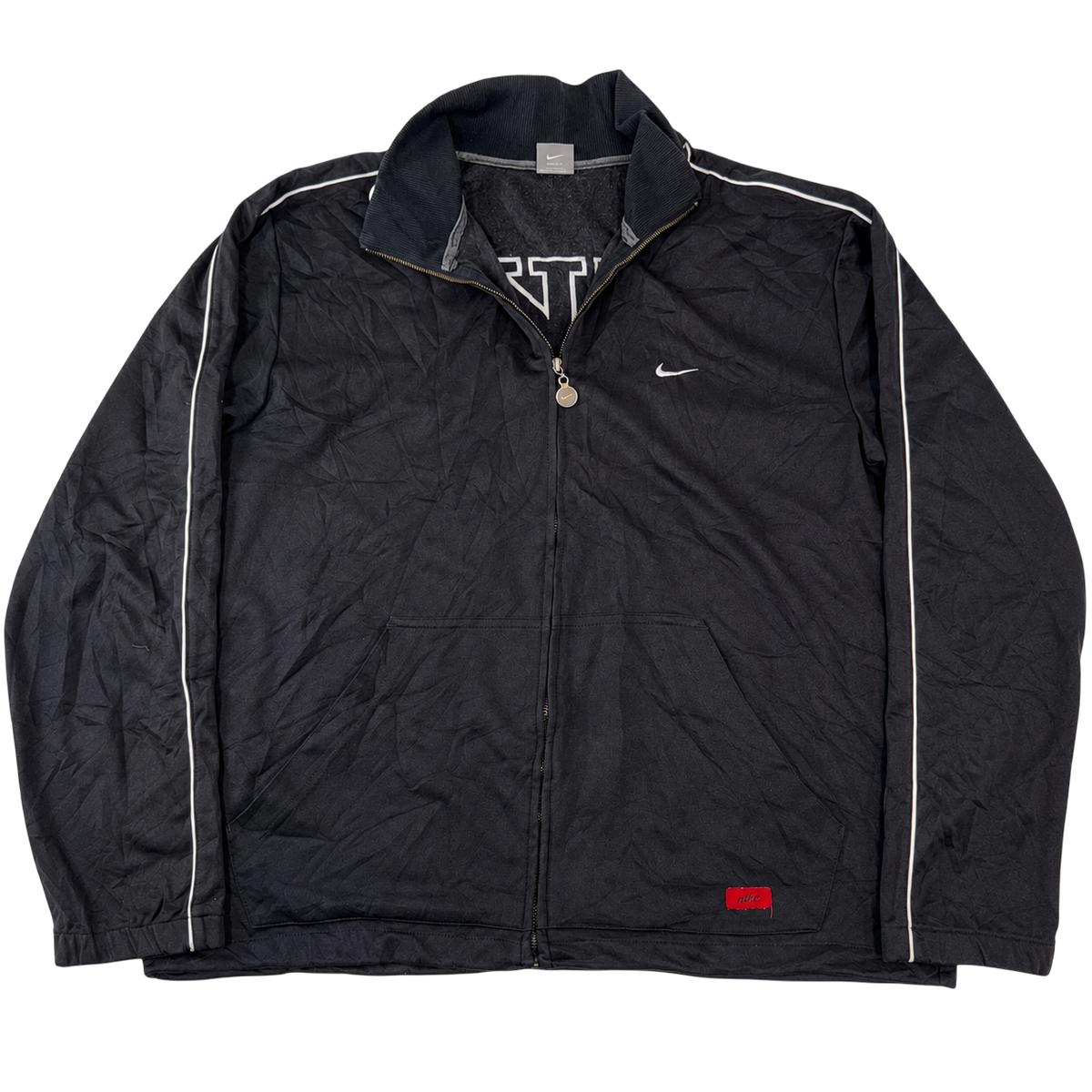 Vintage Nike Full Zip Track Jacket – Black – Size XL