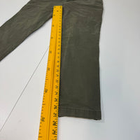 Tommy Hilfiger Straight Leg Chino Trousers Olive Green Size 12 W34