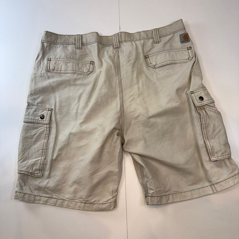 Carhartt Relaxed Fit Cargo Shorts – Beige/Cream – Size 42
