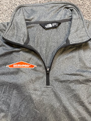 The North Face Women’s Grey 1/4 Zip ServPro Pullover – P548