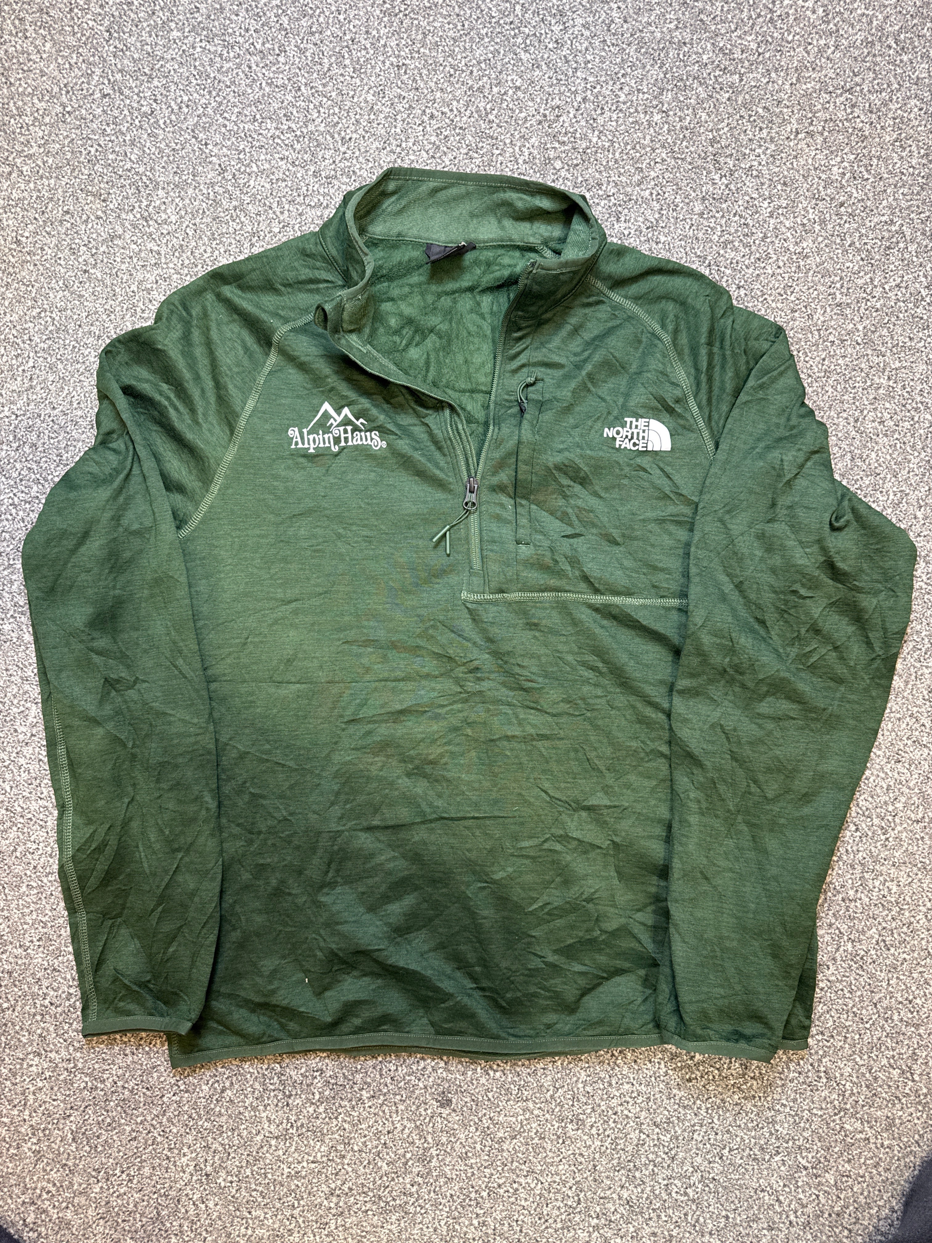 The North Face Men’s Alpin Haus 1/4 Zip Fleece Pullover – P535