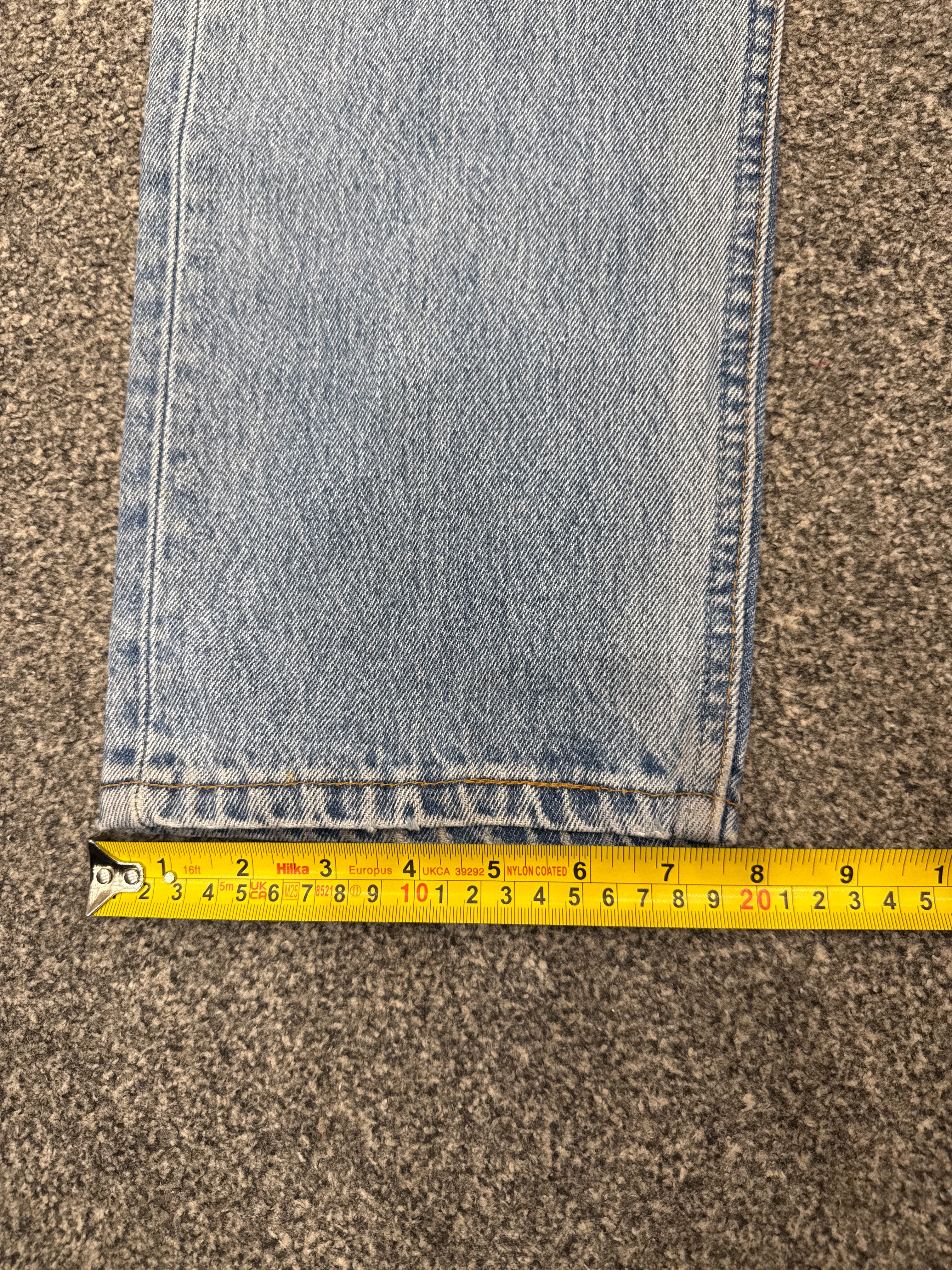 Rare Vintage Levi's 501 XX, USA Made Denim Jeans - Faded Light Blue - W33 L34