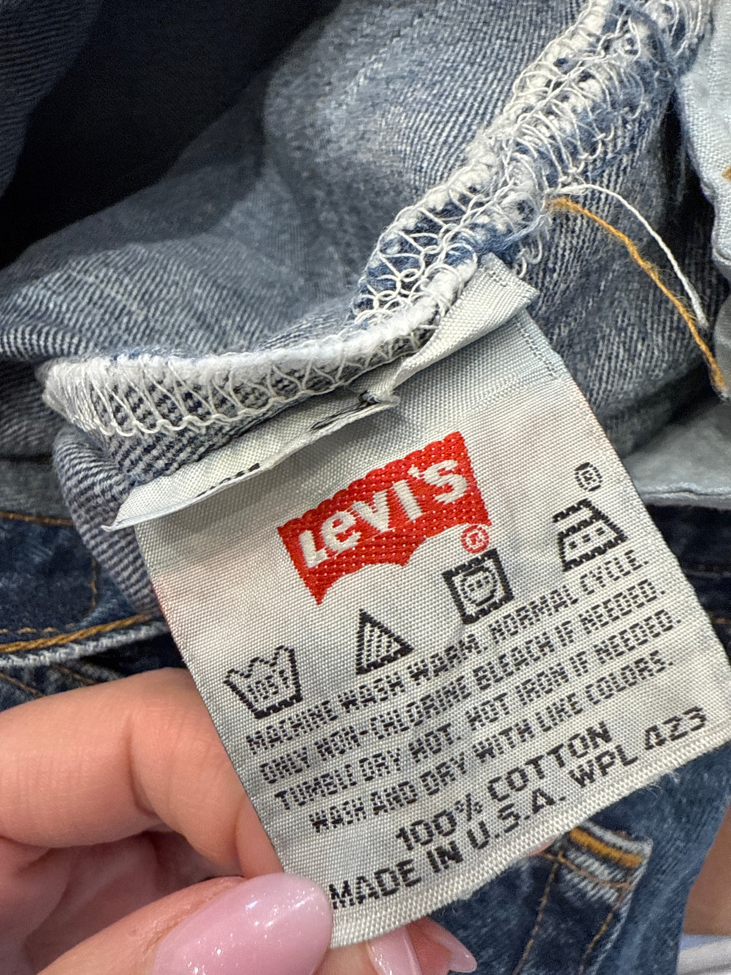 Vintage Levi's 501 XX, USA Made Denim Jeans - Blue - W40 L32