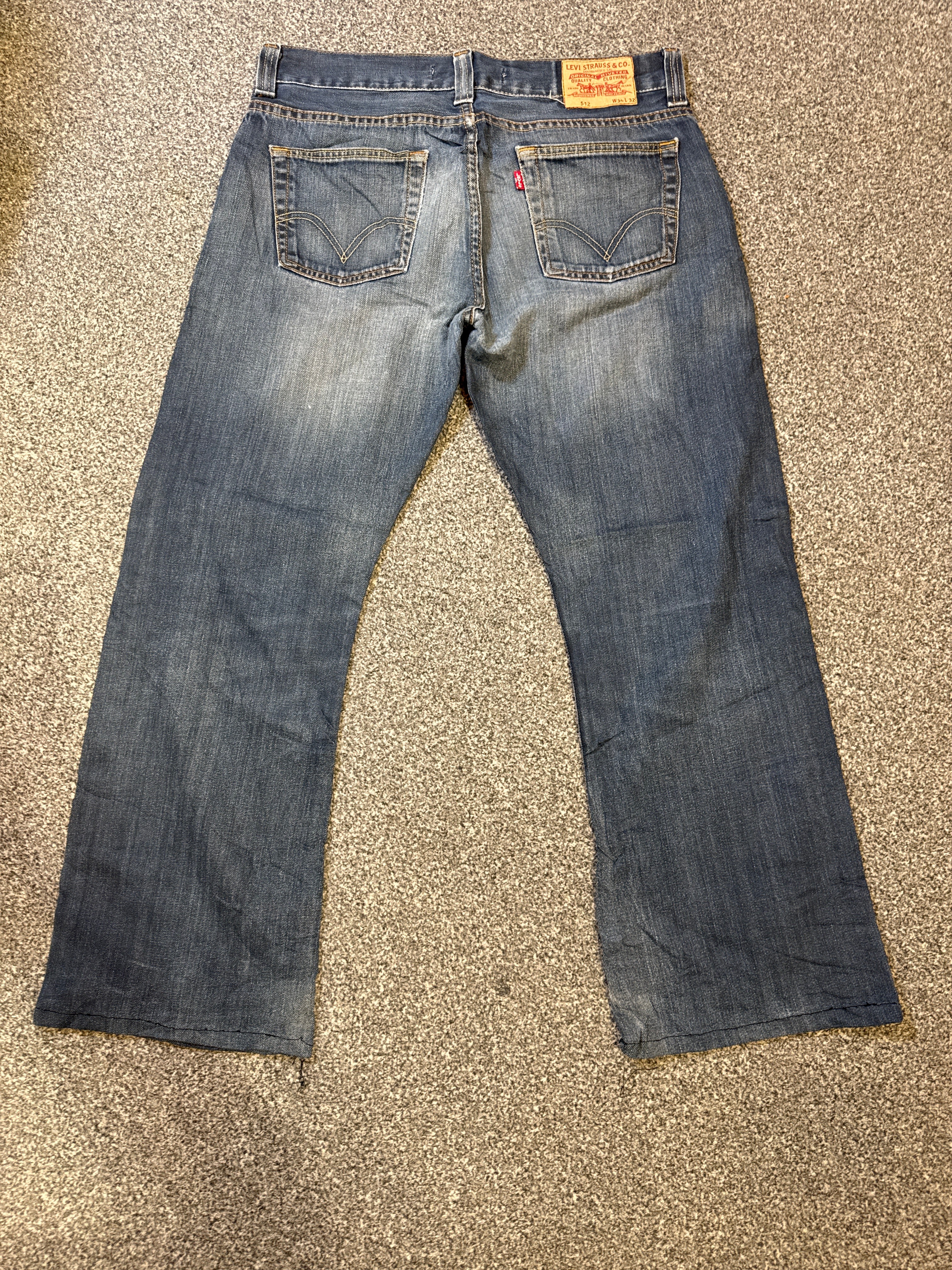 Levi’s Women’s Vintage 512 Bootcut Blue Jeans – P427