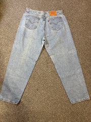 Levi’s Women’s 560 Loose Fit Straight Leg Blue Jeans – P448