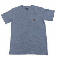 Carhartt Women’s Loose Fit Pocket T-Shirt – Light Blue Speckled Heather | XS