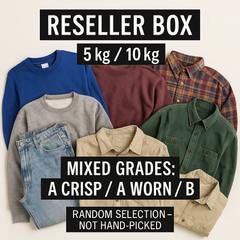 Reseller Box — Mixed Vintage Clothing (5 kg / 10 kg)