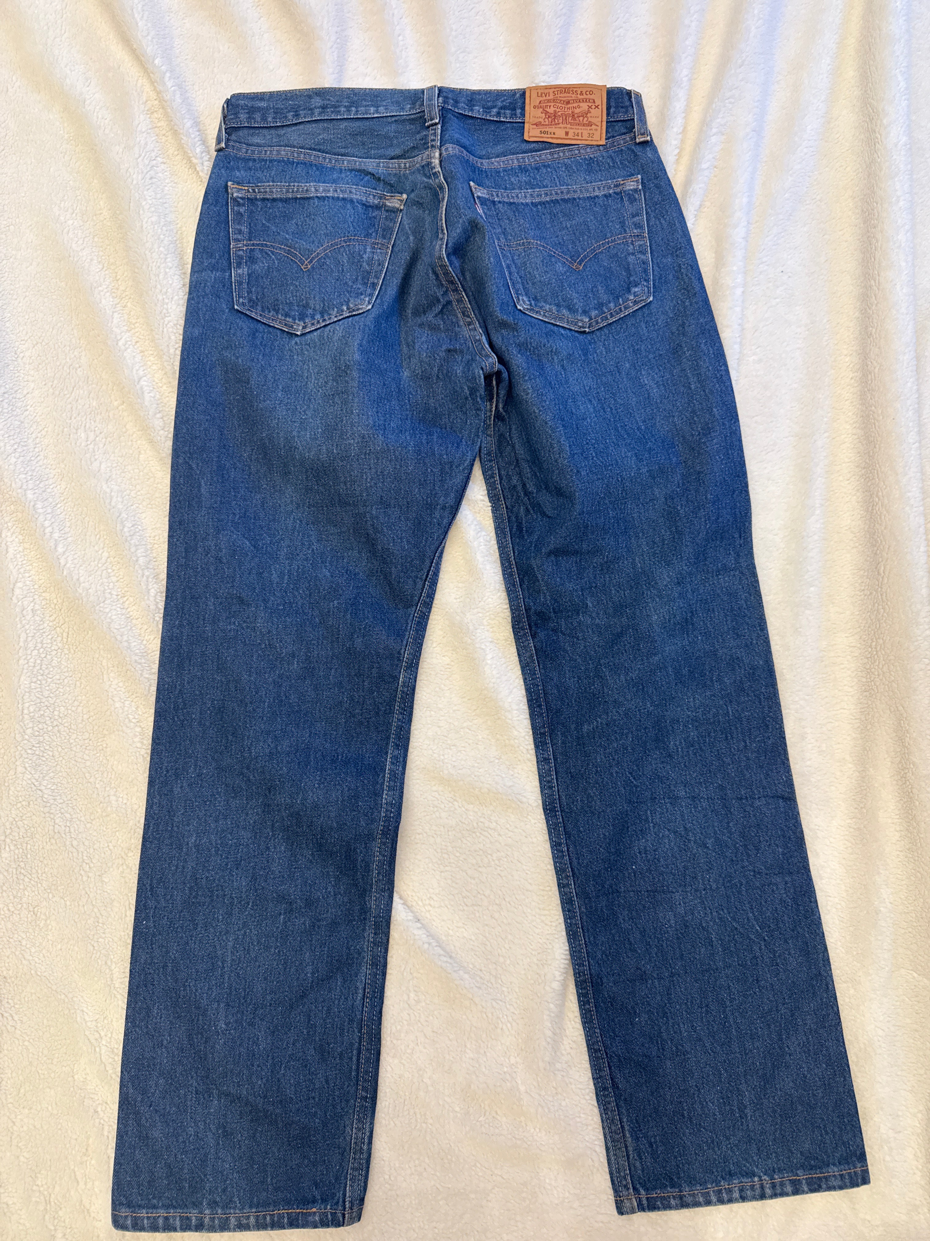 Vintage Levi's 501 XX, USA Made Demin Jeans - W34 L28
