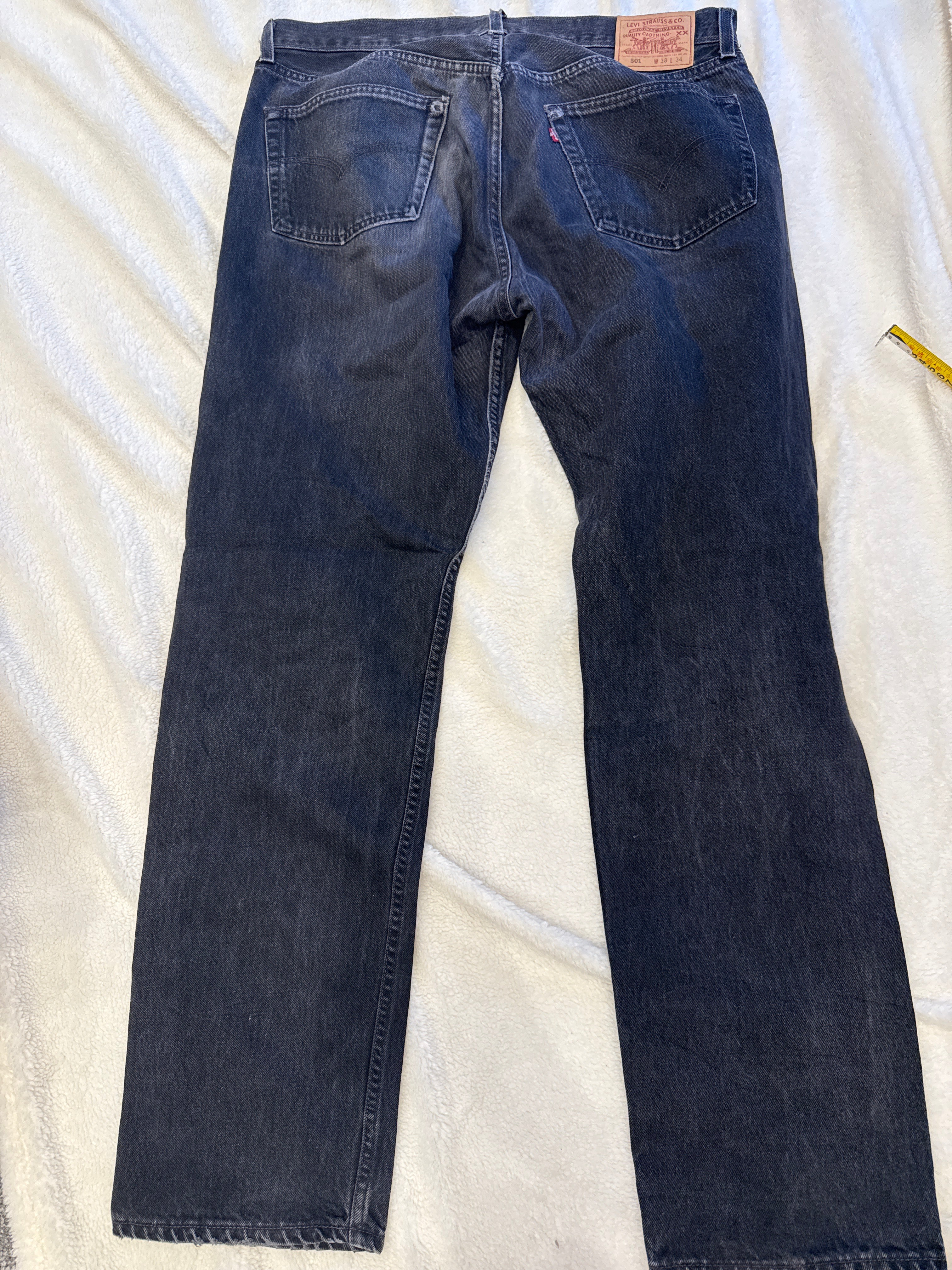 Vintage Levi's 501 XX, USA Made Denim Jeans - Black - W38 L34