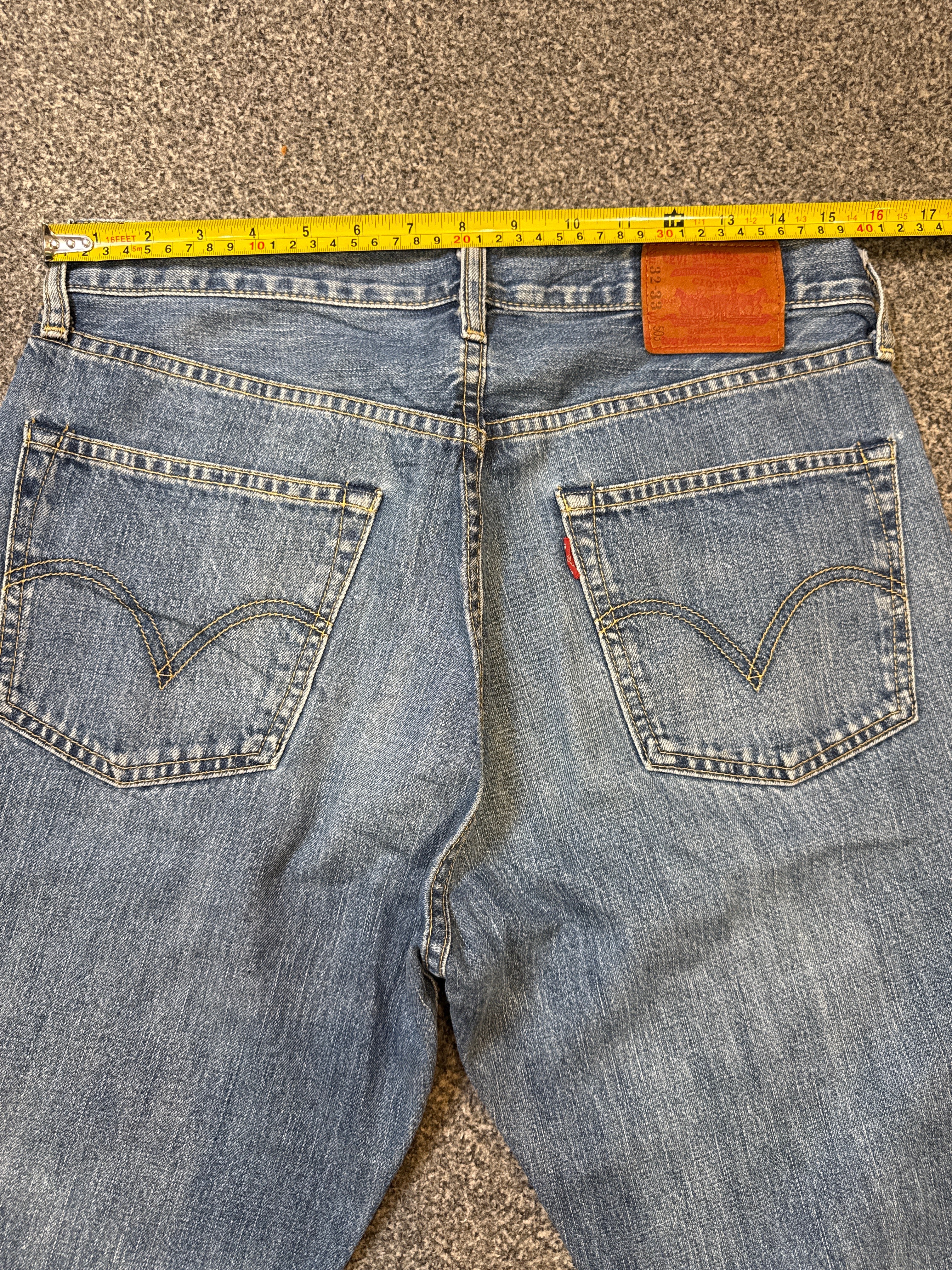 Levi’s Women’s 503 Wide Leg Blue Jeans – P442