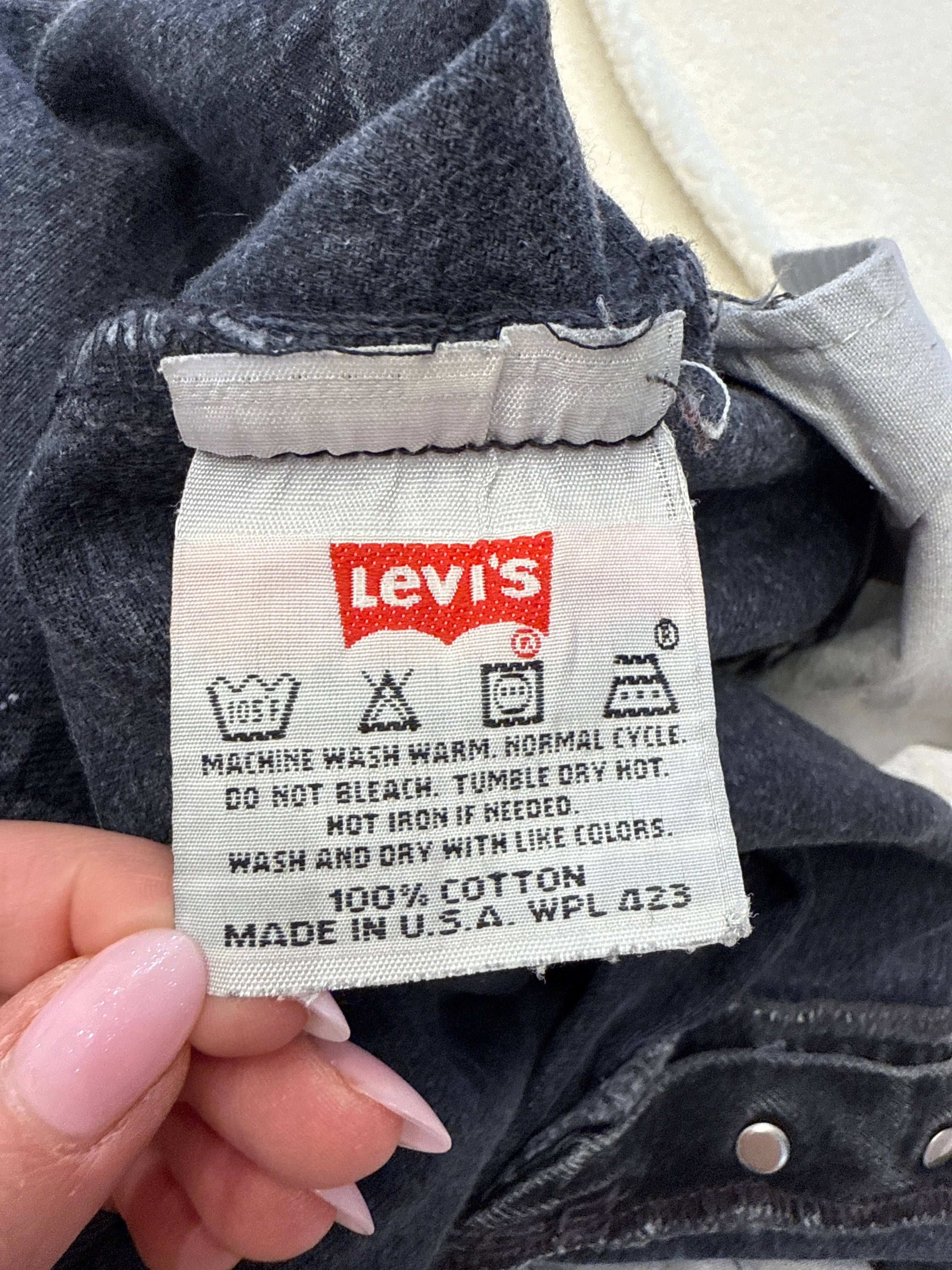 Vintage Levi's 501 XX, USA Made Denim Jeans - Black - W38 L34
