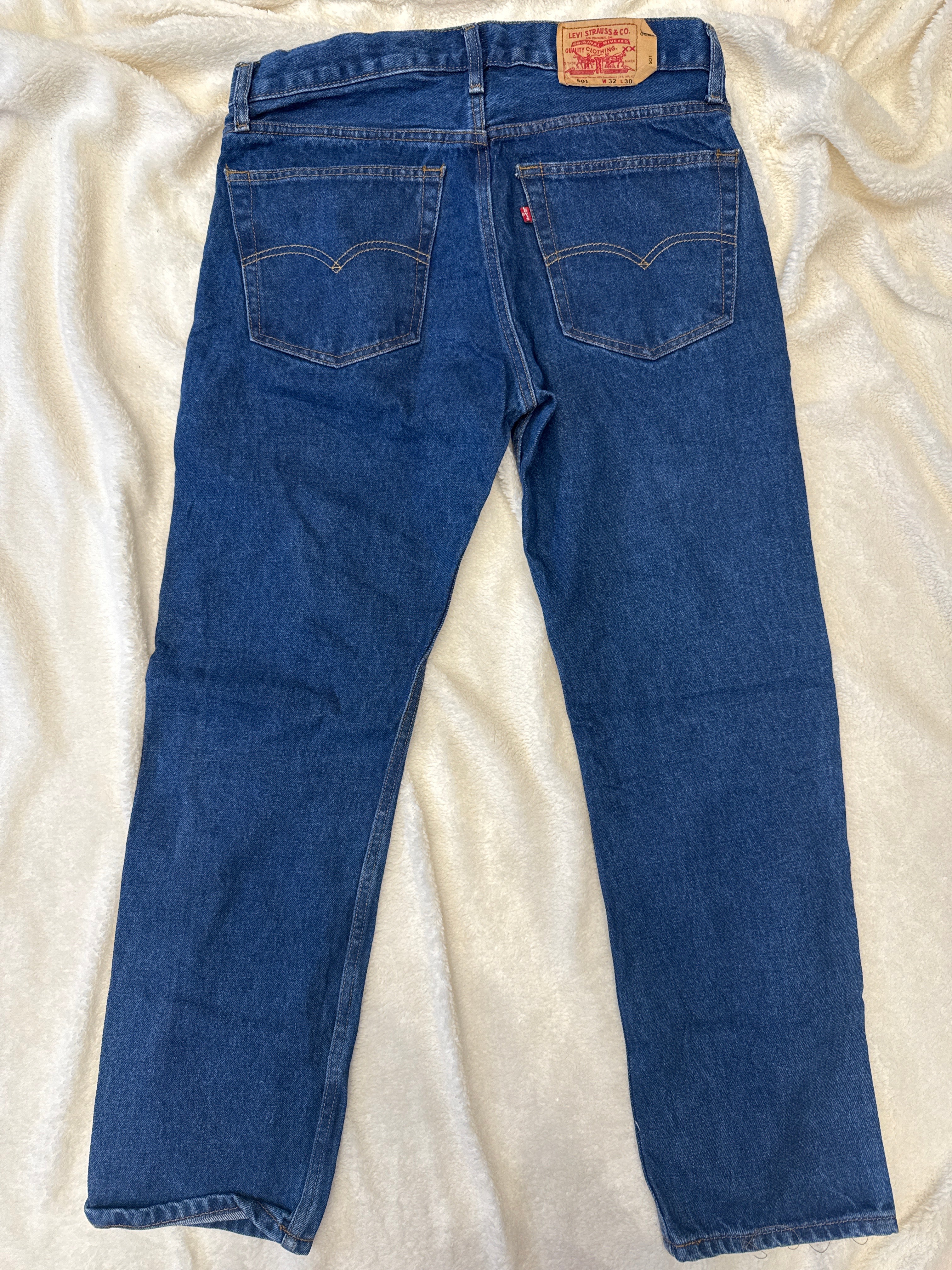 Vintage Levi's 501 XX, USA Made Denim Jeans - Blue - W32 L30