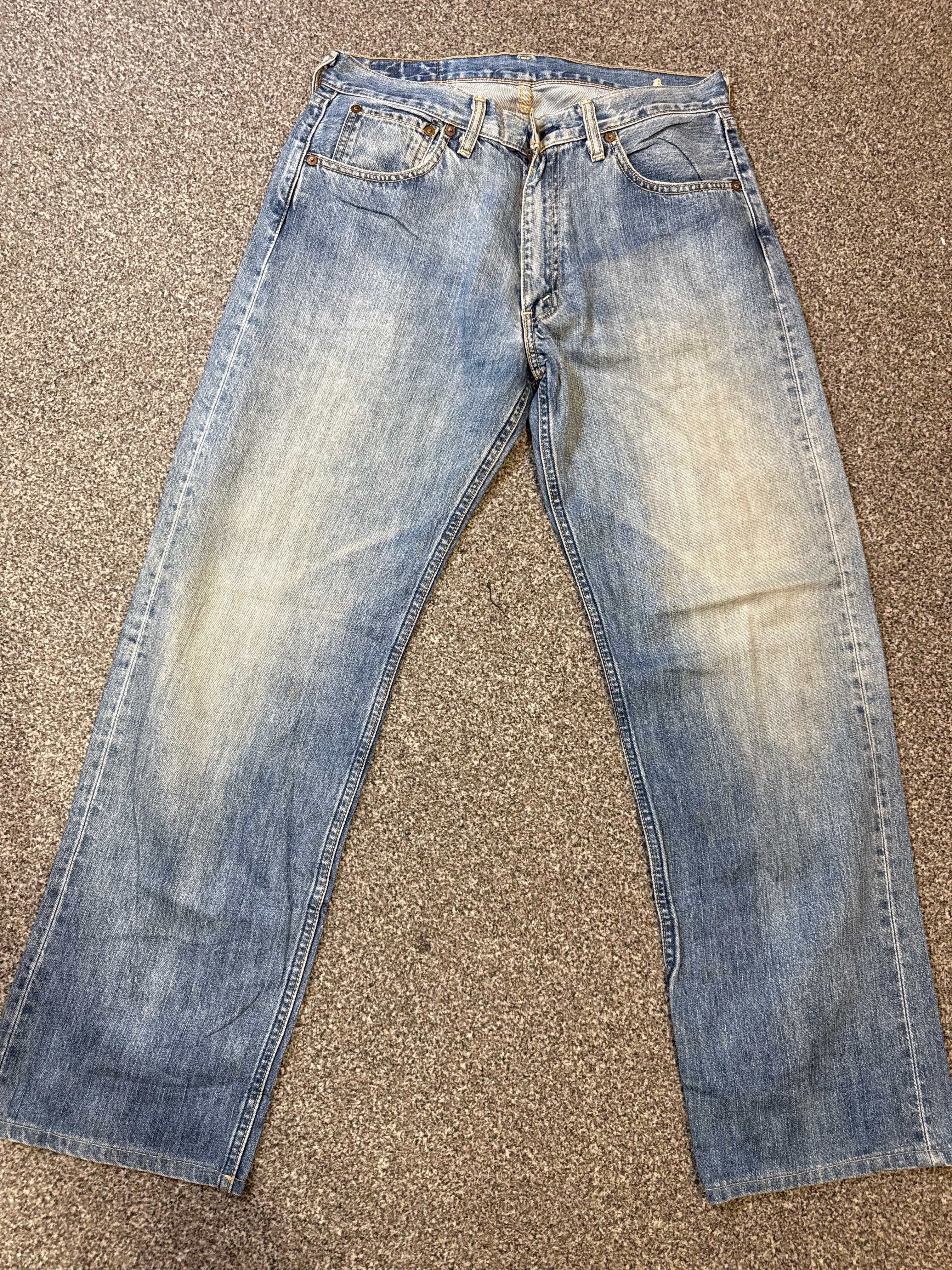 Levi’s Women’s 503 Wide Leg Blue Jeans – P442