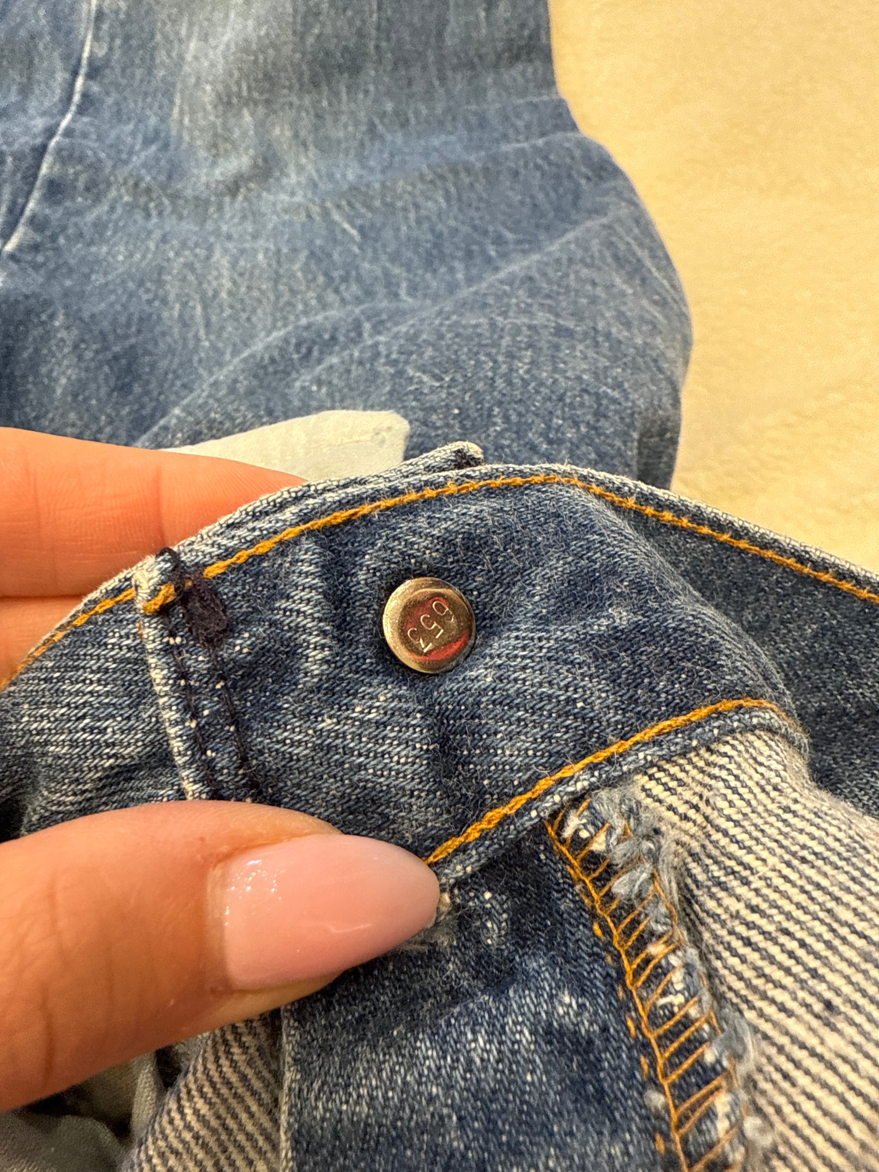 Vintage Levi's 501 XX, USA Made Denim Jeans - Blue - W36 L32