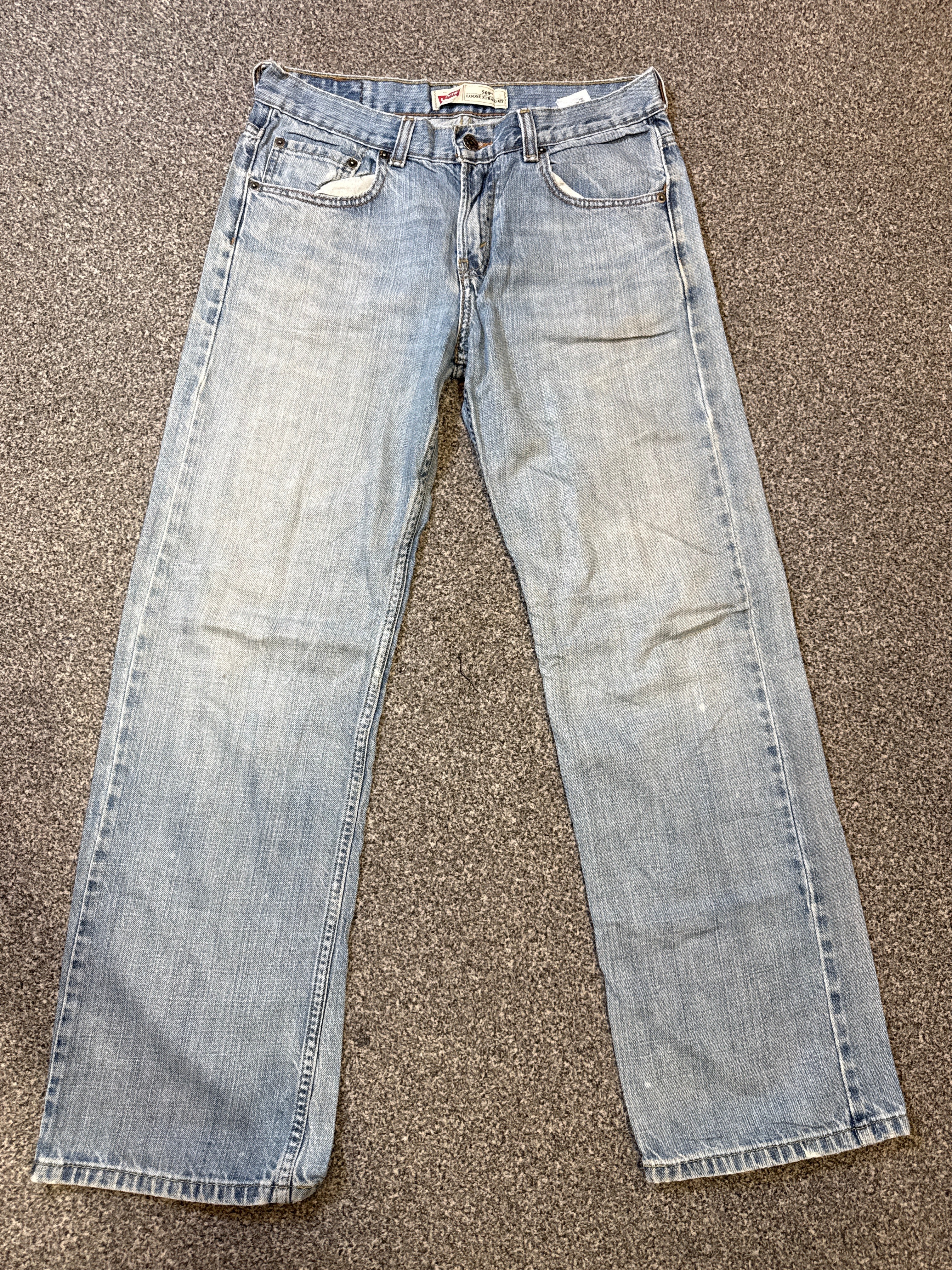 Levi’s Women’s 569 Loose Straight Blue Jeans – P440