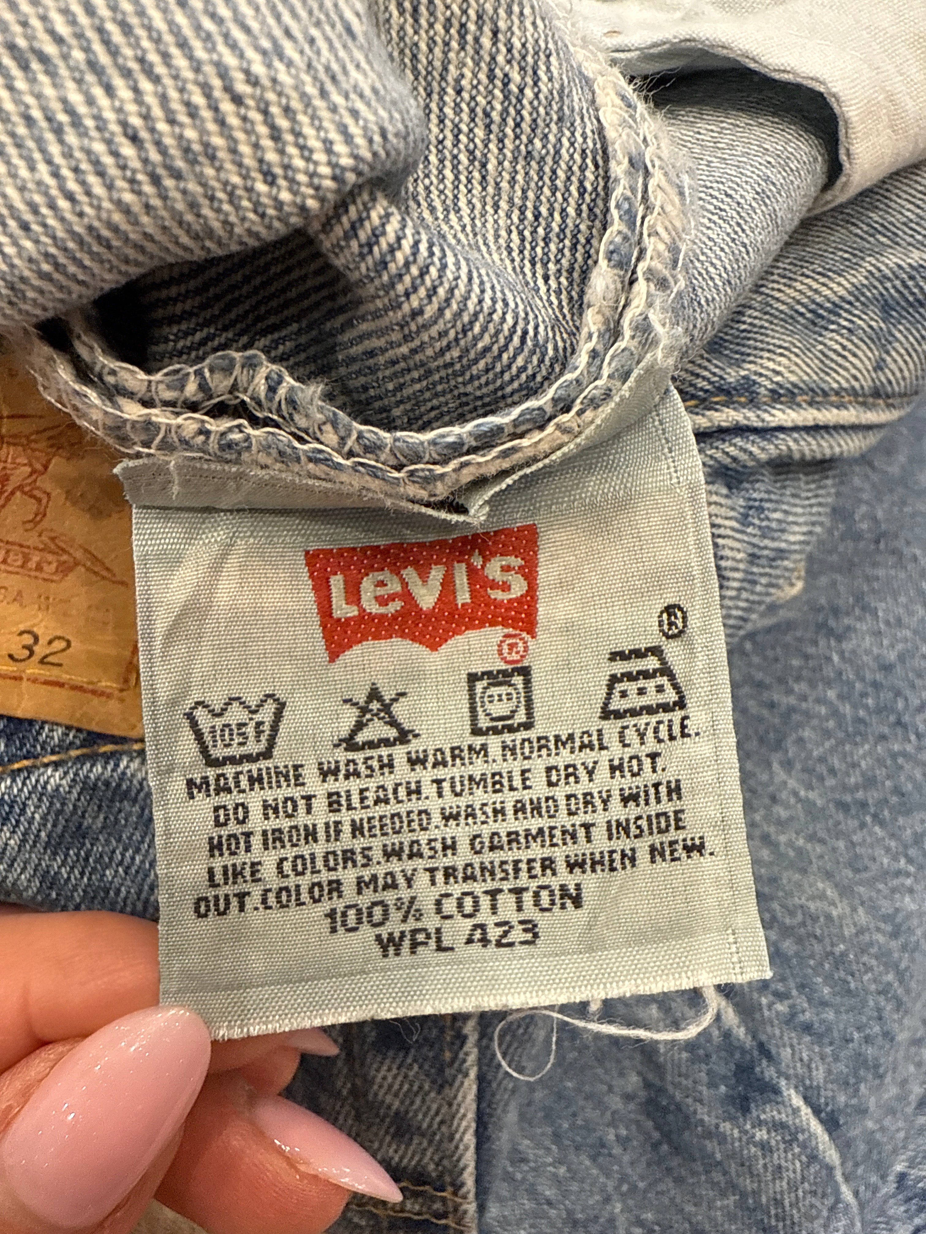 Vintage Levi's 501 XX, USA Made Denim Jeans - W34 L30