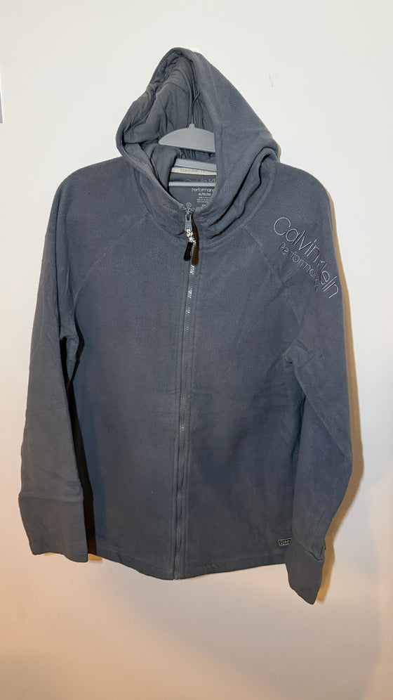 Rare Calvin Klein Performance, Smartphone Pocket, High Neck Full Zip Fleece, Quick Dry