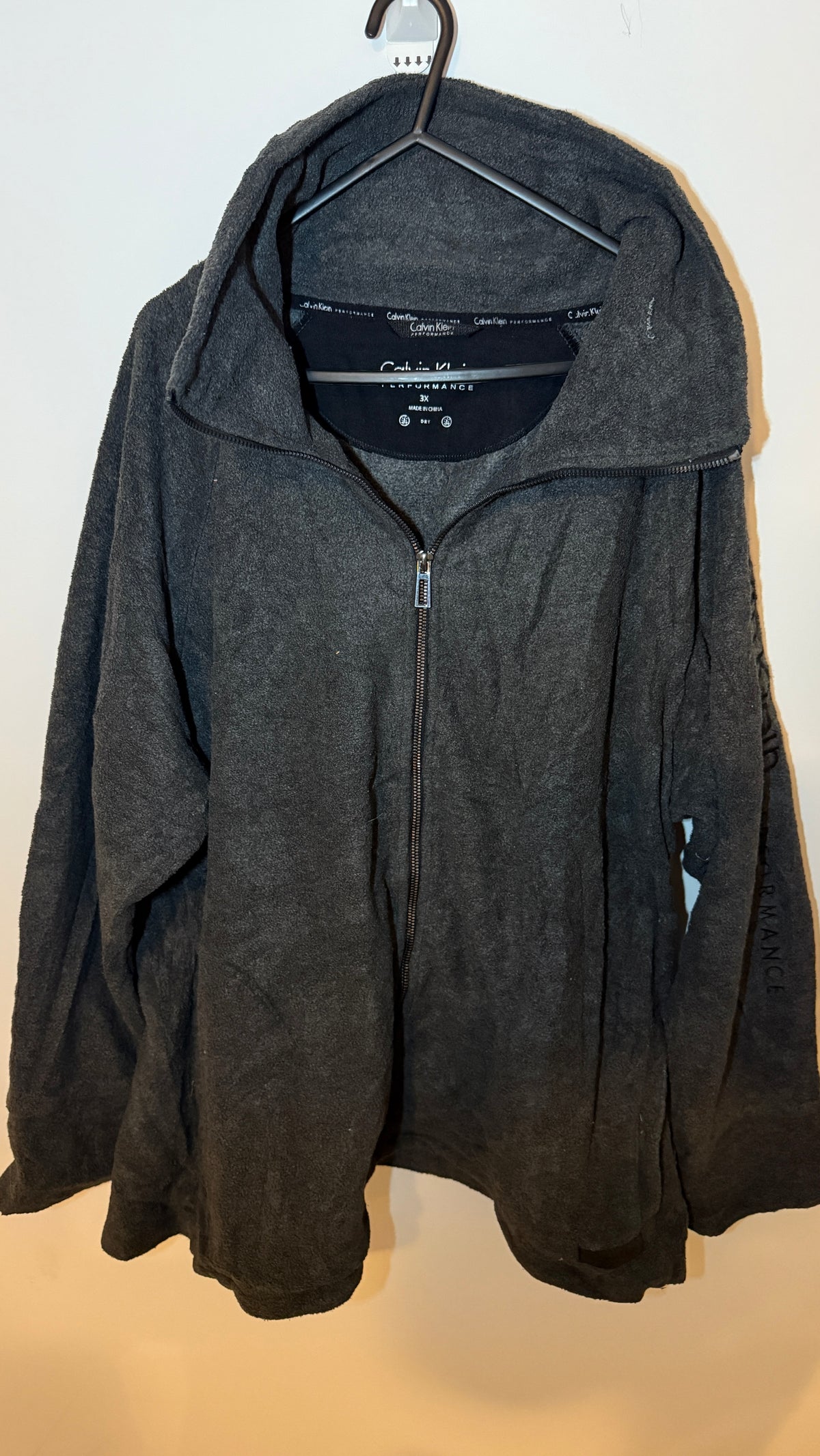 Calvin Klein Performance, Full Zip Fleece, Quick Dry