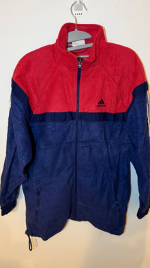  Rare Vintage Adidas Fleece Full Zipper