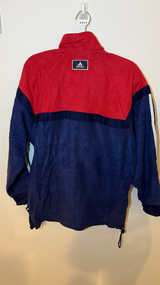 Rare Vintage Adidas Fleece Full Zipper