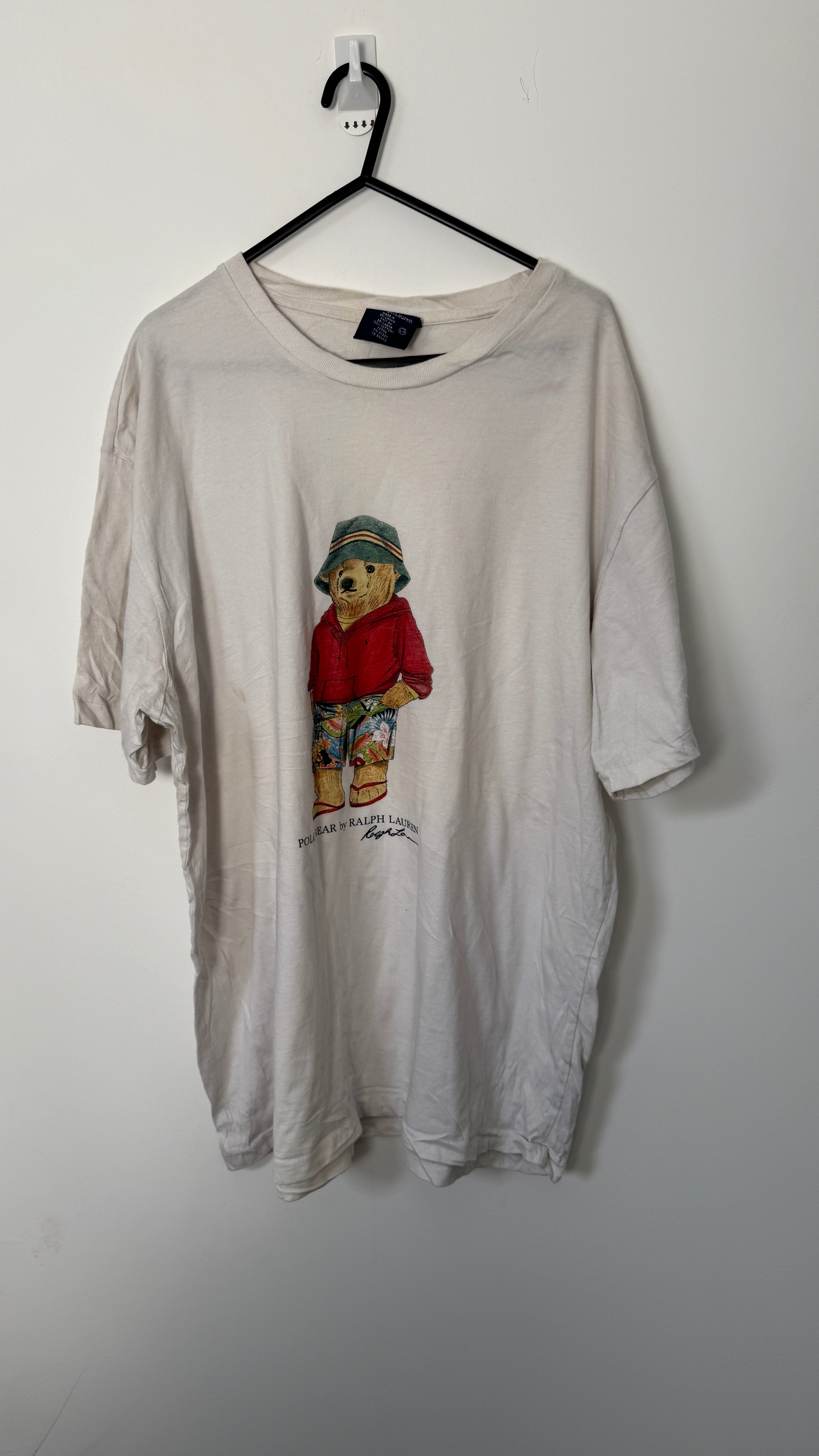 Rare Vintage Polo Bear Ralph lauren Tshirt