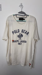 Vintage Polo Bear Ralph lauren Country Stencil Embroided T-Shirt