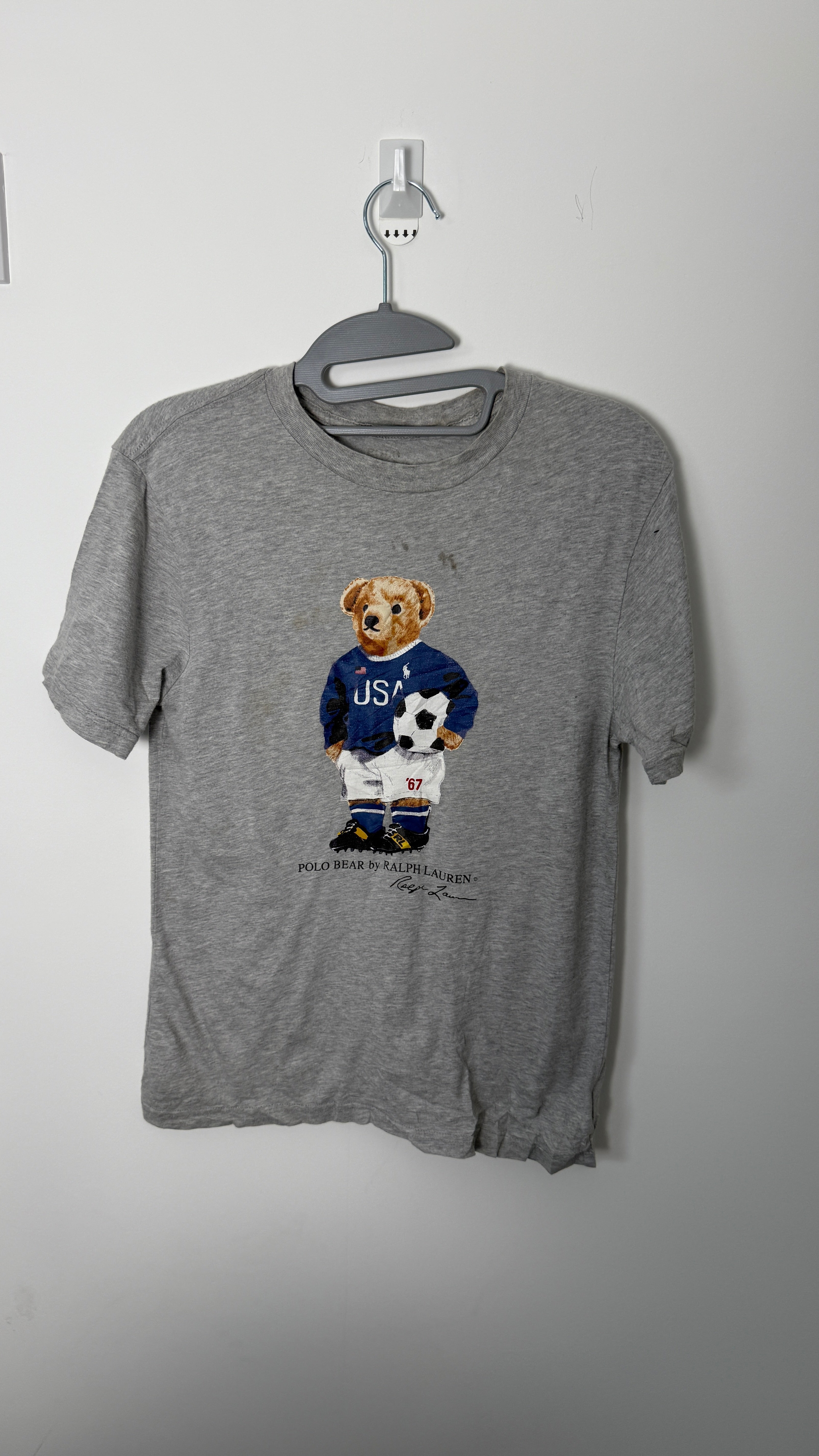 Vintage Y2K Ralph Lauren Polo Bear USA Sport T-Shirt