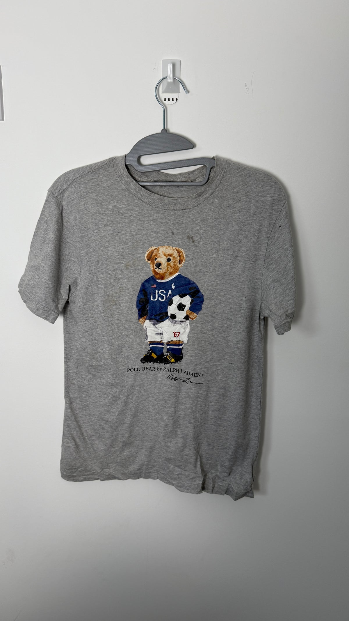 Vintage Y2K Ralph Lauren Polo Bear USA Sport T-Shirt