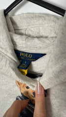 Vintage Ralph Lauren Polo Bear Grey Hoodie