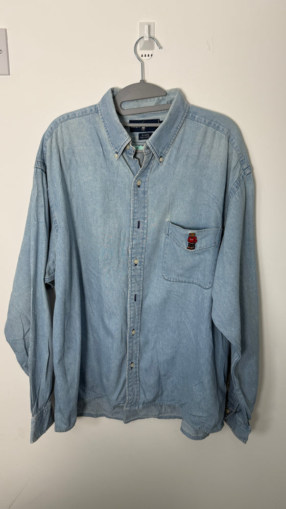 Vintage White UK Ralph Lauren Denim Button up Shirt