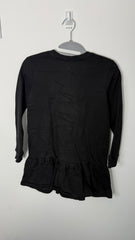 Rare Vintage Ralph Lauren Polo Bear Long Sleeve Fleece Black Dress