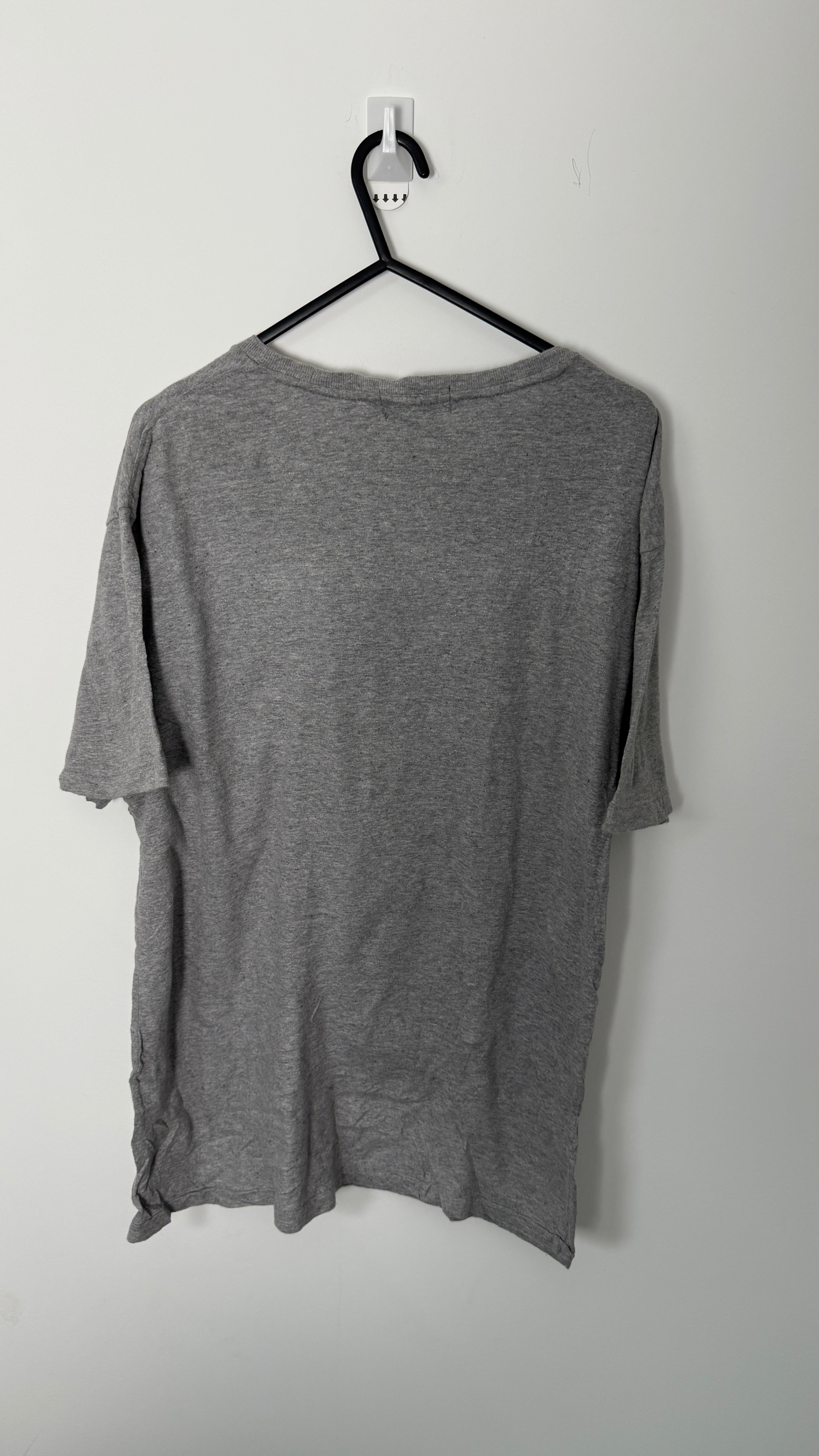 Vintage Ralph Lauren Grey Polo Bear Fair Isle Creck Neck T-Shirt